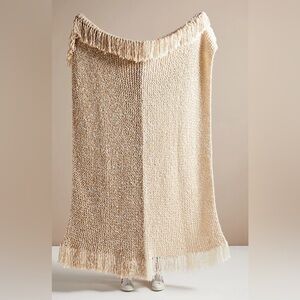Amber Lewis for Anthropologie Amboy Knit Throw Blanket